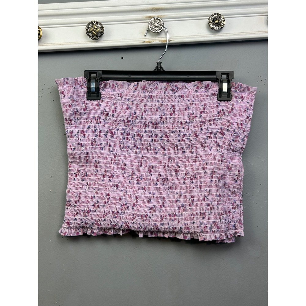 Expand-a-Band Breast Binder Women XL Pink Floral Smocked Medical Support